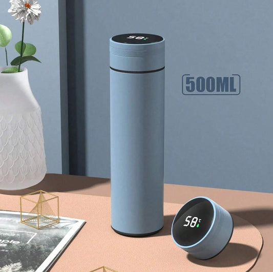 Botella Térmica con Pantalla Digital – Encantadora y de Larga Duración (Acero Inoxidable)