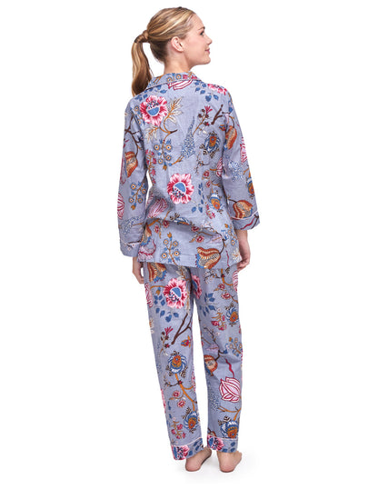 PIJAMA ASTER  GREY 2PZ 100% COTTON