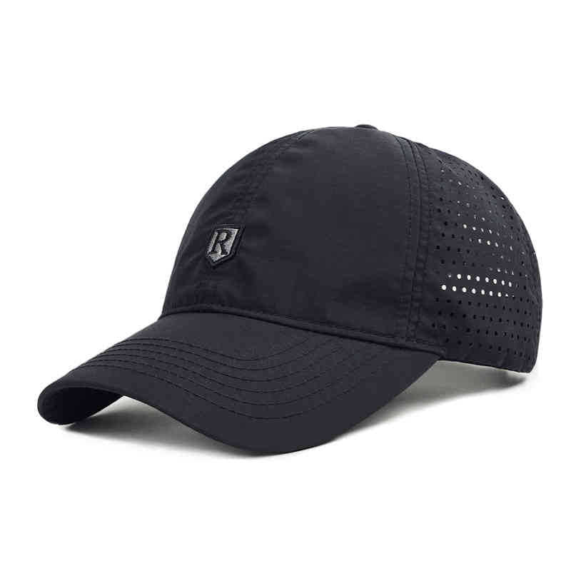 Gorra de béisbol ajustable de secado rápido con protección solar