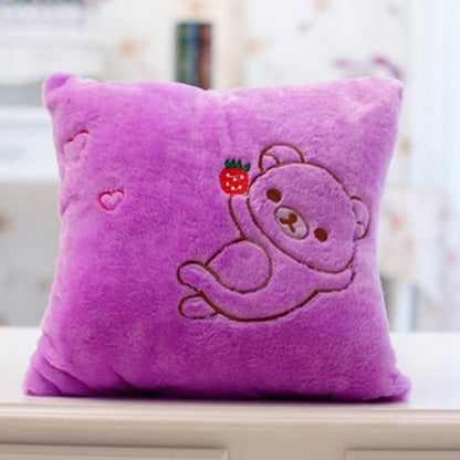 Cojín de Peluche con Luz LED de Colores – Almohada Estrella de 34 cm, Suave y Brillante para Niños