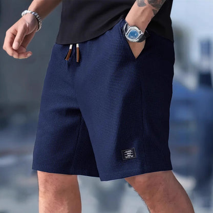 Pantalones cortos casuales de algodón para hombre