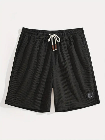 Pantalones cortos casuales de algodón para hombre