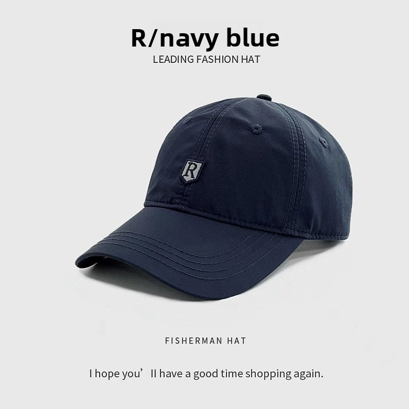 Gorra de béisbol ajustable de secado rápido con protección solar