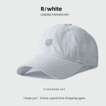 Gorra de béisbol ajustable de secado rápido con protección solar