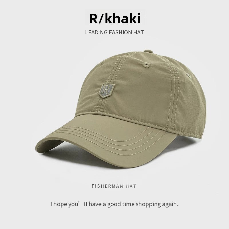 Gorra de béisbol ajustable de secado rápido con protección solar