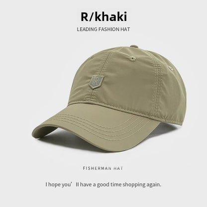 Gorra de béisbol ajustable de secado rápido con protección solar