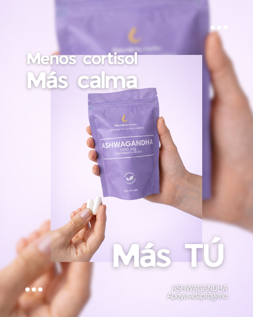 Ashwagandha con Pimienta Negra 60 cápsulas