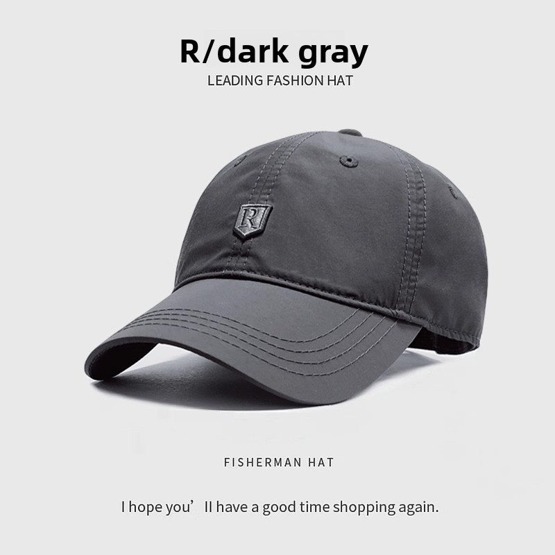 Gorra de béisbol ajustable de secado rápido con protección solar