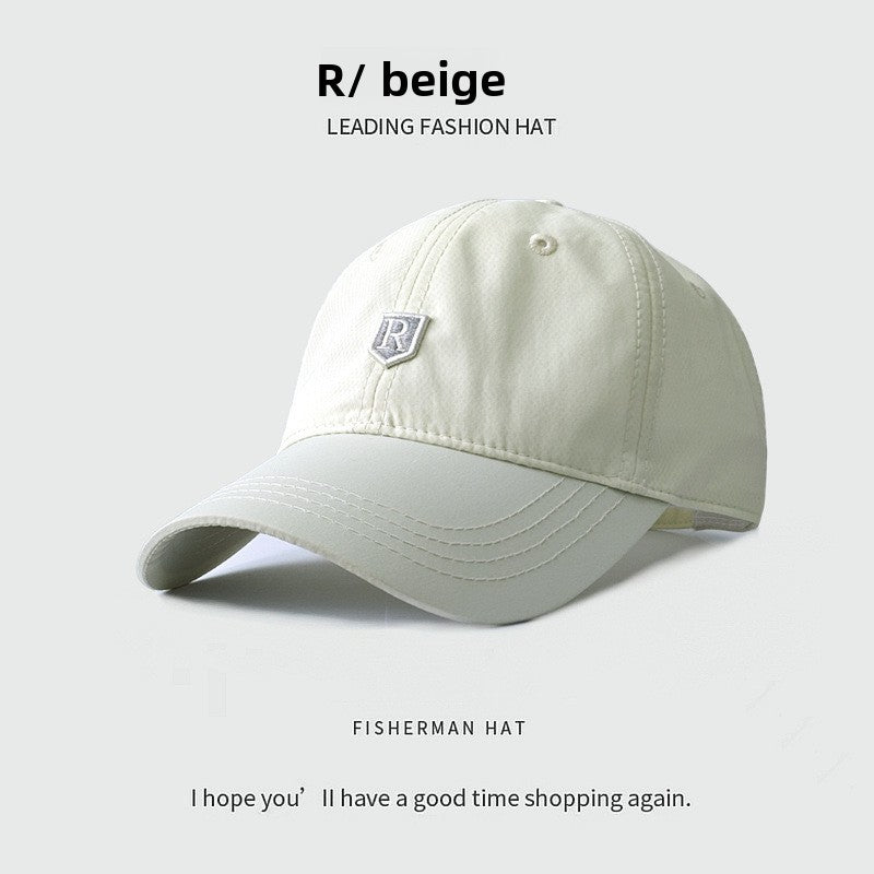 Gorra de béisbol ajustable de secado rápido con protección solar