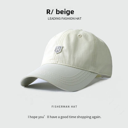 Gorra de béisbol ajustable de secado rápido con protección solar