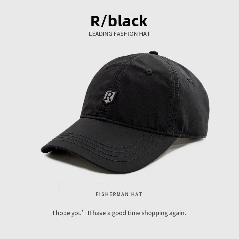 Gorra de béisbol ajustable de secado rápido con protección solar